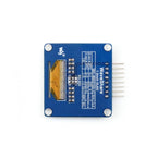 Waveshare 1.3 inch 128*64 OLED(A), SPI/I2C interfaces, Curved Horizontal Pinheader