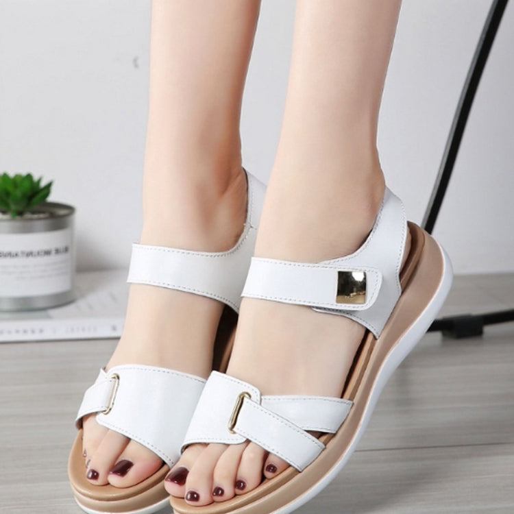 Simple and Versatile Non-slip Wear-resistant Flat Bottom Sandals for Women, 35, 36, 37, 38, 39, 40