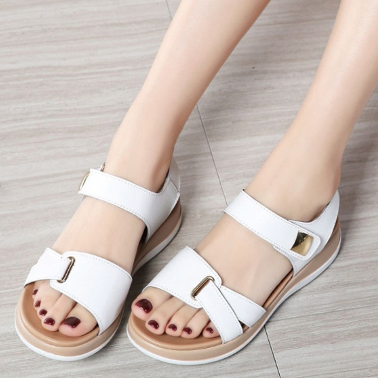 Simple and Versatile Non-slip Wear-resistant Flat Bottom Sandals for Women, 35, 36, 37, 38, 39, 40