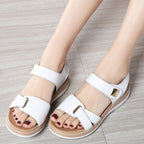 Simple and Versatile Non-slip Wear-resistant Flat Bottom Sandals for Women, 35, 36, 37, 38, 39, 40