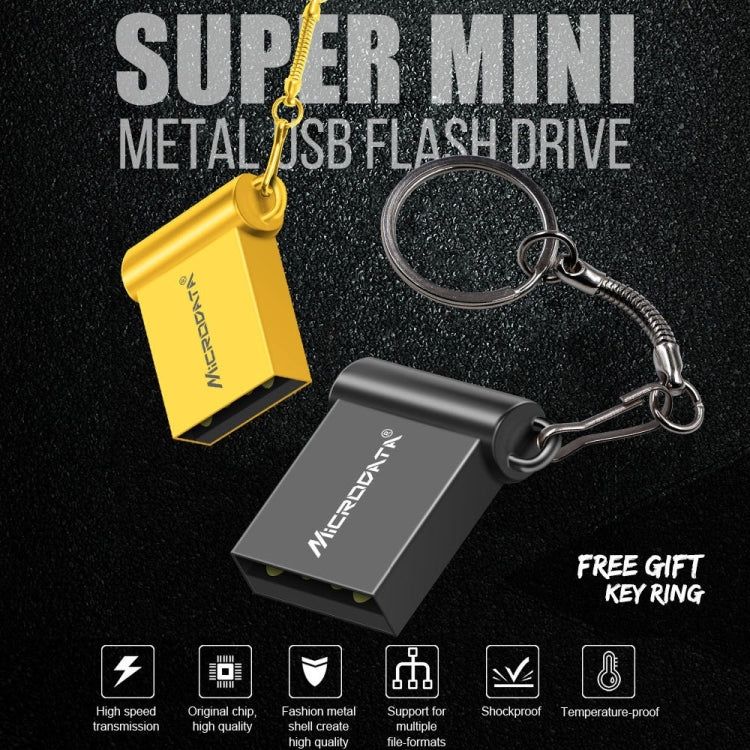 MiCRODATA 8GB USB 2.0 Computer and Car Two-use Mini U Disk, 8GB