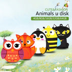 MicroDrive 32GB USB 2.0 Creative Cute Bee U Disk, 32GB