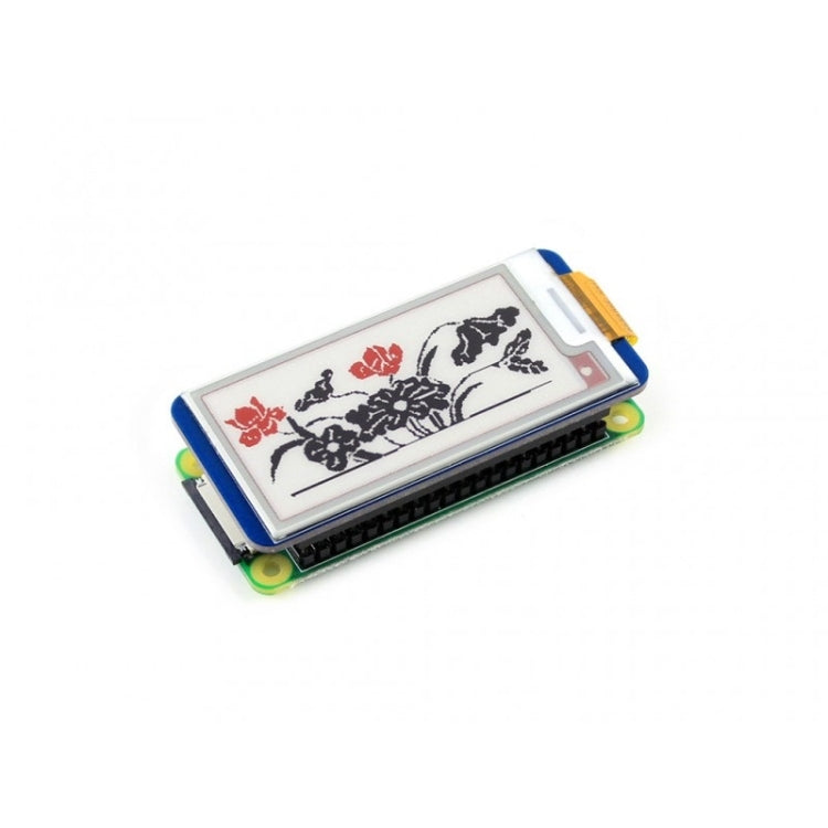 Waveshare 2.13 inch 212x104 Pixel Three-color E-Ink Display HAT (B) for Raspberry Pi, 13448
