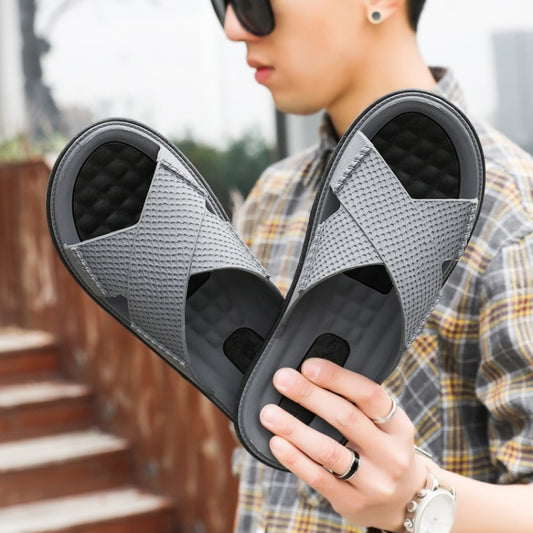 Casual Fashion Beach Sandals Slippers for Men (Color:Khaki Size:44), 43, 40, 41