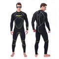 SLINX 1101 3mm Neoprene Super Elastic Wear-resistant Warm Cold-proof Y Shape Stitching One-piece Long Sleeve Wetsuit for Men