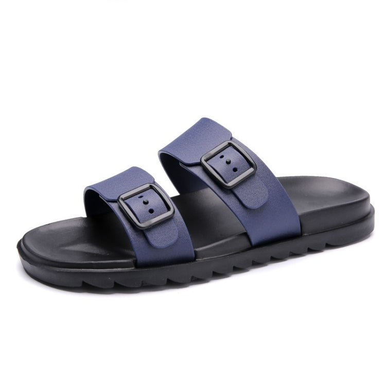 Stylish Lightweight Non-slip Wearable Slippers Beach Shoes for Men (Color:Brown Size:43), 44