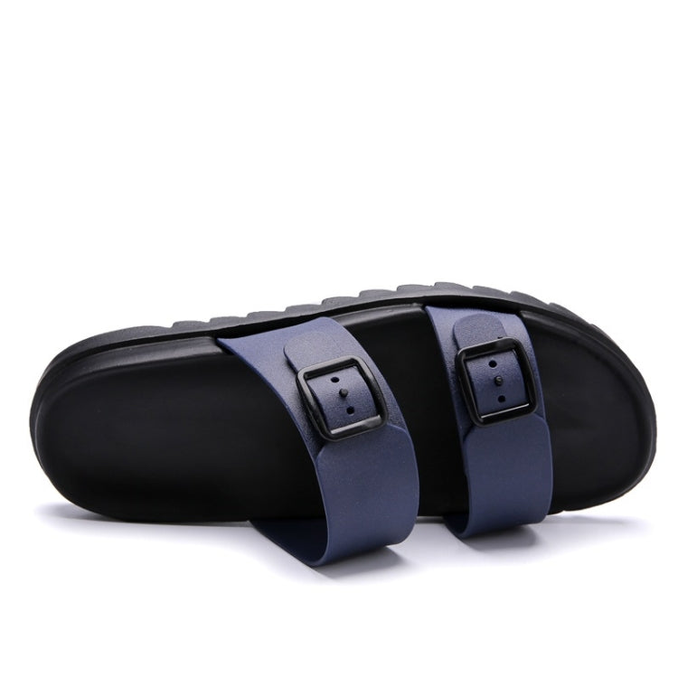 Stylish Lightweight Non-slip Wearable Slippers Beach Shoes for Men (Color:Brown Size:43), 44
