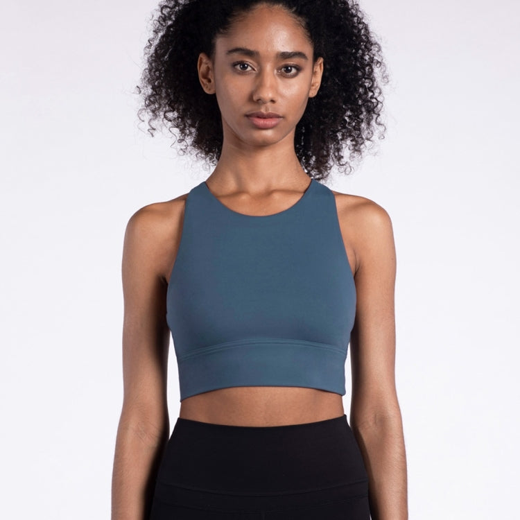 Shockproof Sports Underwear, Eiffel Small High Neck Yoga Bra (Color:Mulberry Size:XL), S, M, L, XL