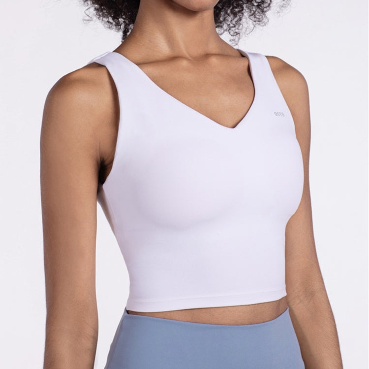 Fashionable Back Gathering Shockproof Yoga Sports Vest (Color:Dark Green Size:XL), S, M, L, XL