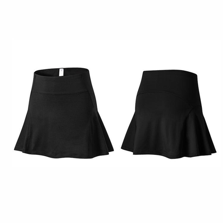 High Waist Yoga Fitness Fast Dry Skirt (Color:Orange Size:XXL), S, M, L, XL, XXL