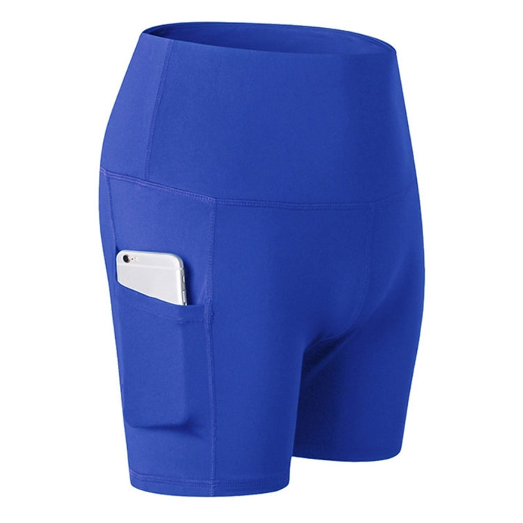 Running Training Tight Quick Drying Elastic High Waist Yoga Three Part Belt Pocket (Color:Grey Size:XXL), S, M, L, XL, XXL