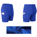 Running Training Tight Quick Drying Elastic High Waist Yoga Three Part Belt Pocket (Color:Grey Size:XXL), S, M, L, XL, XXL