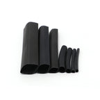 140 PCS / Box Waterproof High Toughness Oxidation Resistance Seal Heat-shrinkable Butt Wire Tube, Random Color Delivery, Butt Wire Tube