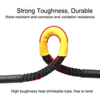 140 PCS / Box Waterproof High Toughness Oxidation Resistance Seal Heat-shrinkable Butt Wire Tube, Random Color Delivery, Butt Wire Tube