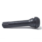 Snap-in Short Black Rubber Valve Stem (TR418) 4-Pack with Valve Core Wrench for Tubeless 0.453 Inch 11.5mm Rim Holes on Standard Vehicle Tires, TR418