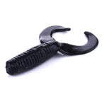 HENGJIA SO105 20 PCS 3.5cm/0.9g Double Tailed Bait Soft Bait for Sea Fishing