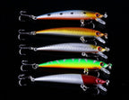 HENGJIA Set056 56 PCS Sequin Set Metal Sequins False Bait Fresh Sea Bass Fishing Bait Set, Length: 3 to 10cm, Boxed, Boxed