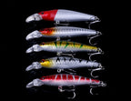 HENGJIA Set056 56 PCS Sequin Set Metal Sequins False Bait Fresh Sea Bass Fishing Bait Set, Length: 3 to 10cm, Boxed, Boxed