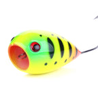 HENGJIA PO036 8 PCS 8cm/13g Big Mouth Single Hook Hitting Water Wave Hard Bait Lure Outdoor Fishing Gear Lure Fishing Bait Fishing Tackle, PO036
